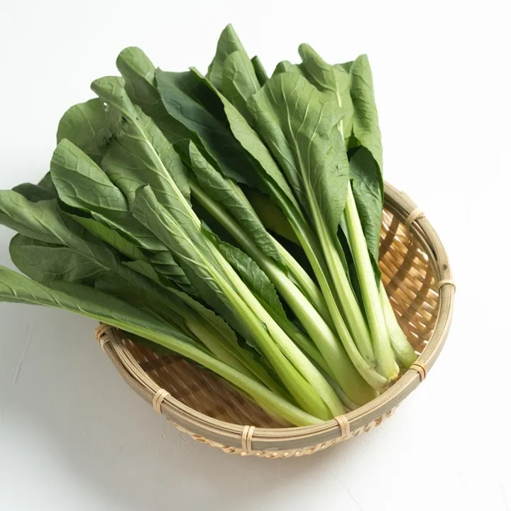 「小松菜」栄養価の高い緑黄色野菜で鉄分やカルシウムなどはほう...